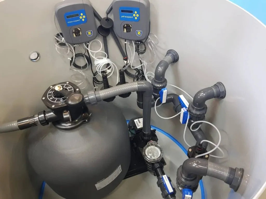 Schächte - Automatische Ph- und Chlordosierung
