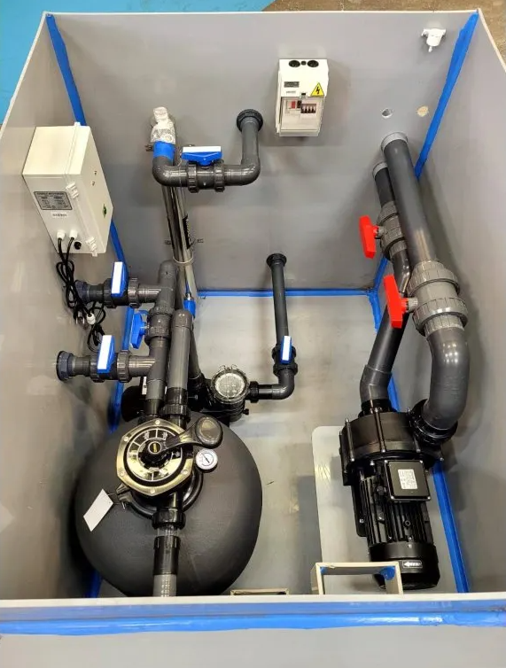 Schächte - UV Sterilizer + Gegenstrom